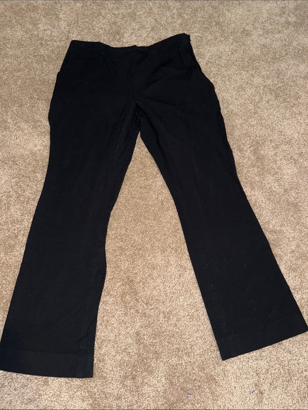 Boston Proper Black Boot-Cut Stretch Dress Pants - size 10S